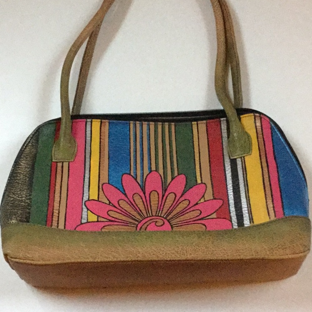 Anuschka hand painted shoulder bag